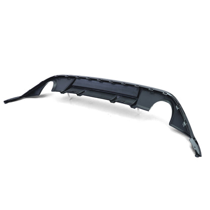 Rear Diffuser Single Pipe Both Sides Gloss Black for VW Golf 7 GTI 13-17 