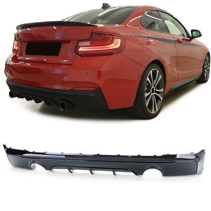Diffusore Posteriore Performance Nero Lucido adatto aftermarket compatibile con Serie 2 BMW F22 F23 228i M235i
