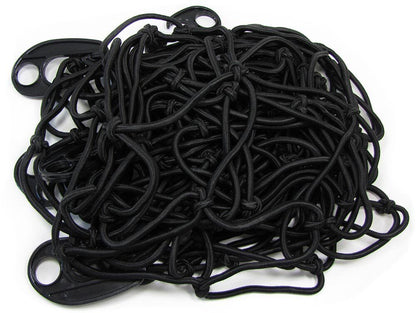 Rete elastica divisoria per bagagliaio con 10 ganci nera 120x150cm universale