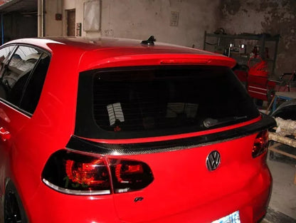 ❤️Kit spoiler posteriore centrale nero lucido adatto per VW Golf MK6 GTD GTI R20