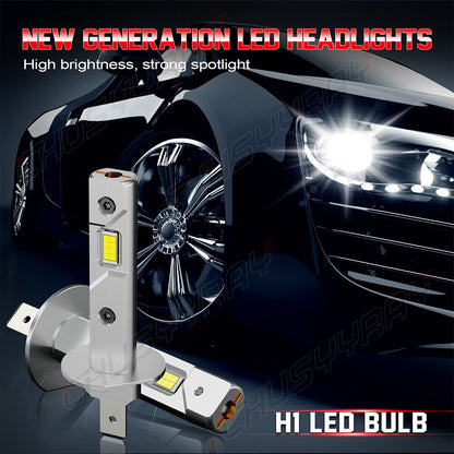 Combo H1 H1 Faros delanteros LED KIT de conversión de haz alto y bajo Bombillas AUTOELEGANCERICAMBI