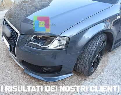⭐PARAURTI RS3 ANTERIORE ADDATO PER AUDI A3 8P 2005-2008 LOOK RS3⭐
