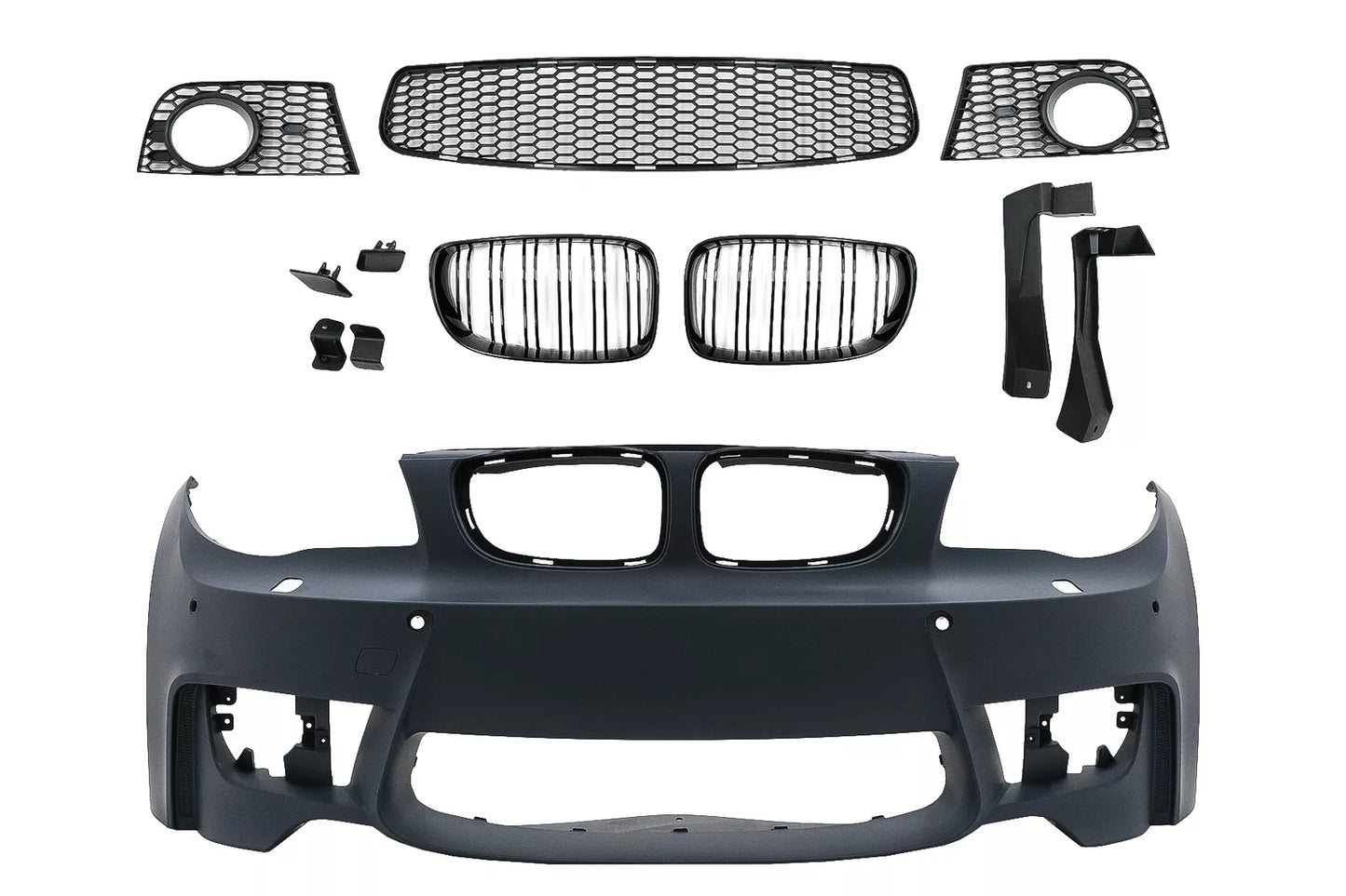 🤩Paraurti Griglia per BMW 1 E81 E82 E87 E88 2004-2011 1M Design con SRA PDC🤩