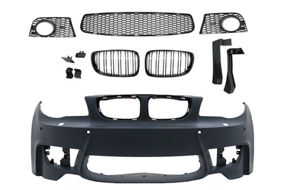 🤩Paraurti Griglia per BMW 1 E81 E82 E87 E88 2004-2011 1M Design con SRA PDC🤩