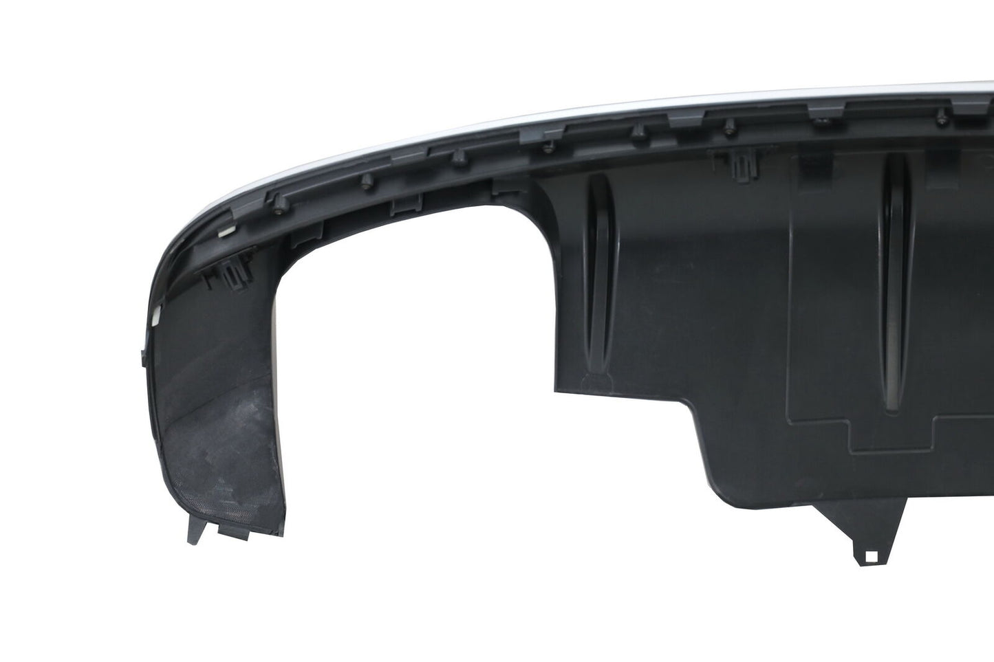 Diffusore Spoiler Paraurti Doppia Uscita per Audi Q5 8R Facelift 09-16 S-Line