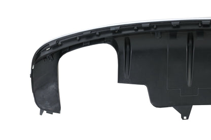 Diffusore Spoiler Paraurti Doppia Uscita per Audi Q5 8R Facelift 09-16 S-Line