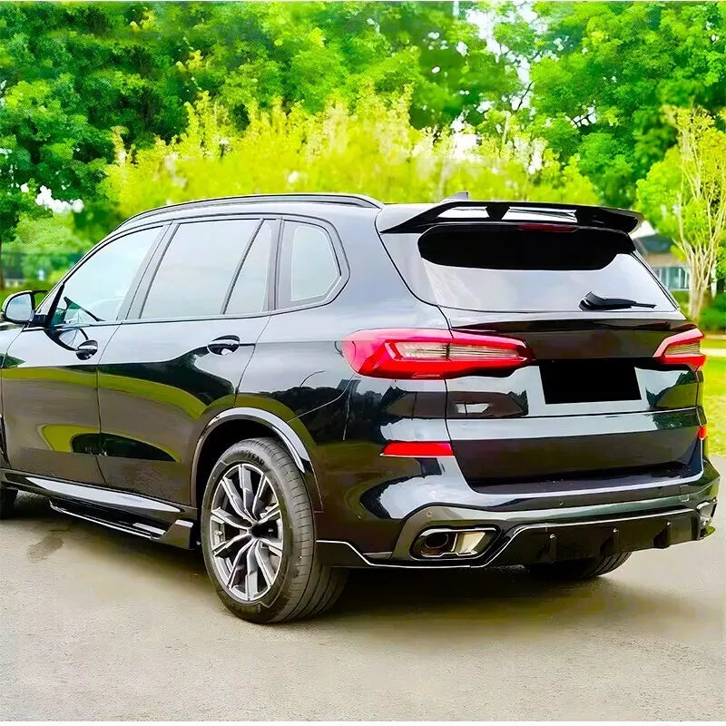 🖤KIT Spoiler Nero Lucido Adatto Per BMW X5 G05 X5M F95 M50 2018+🖤