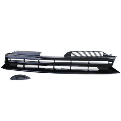 Griglia senza emblema nero lucido aftermarket compatibile con VW Golf 6 08-12