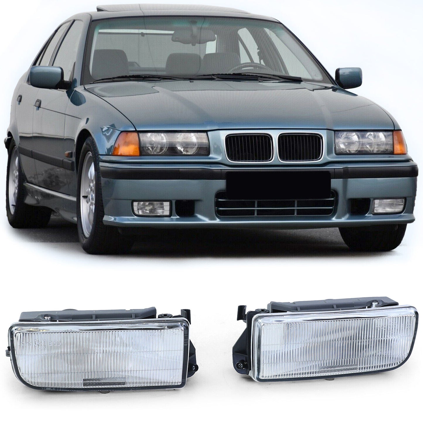 Coppia fendinebbia per BMW E36 berlina coupé decappottabile compatta touring AUTOELEGANCERICAMBI