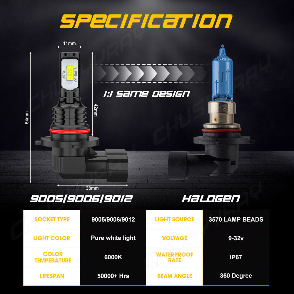 LED bulb kit suitable for Toyota Matrix 