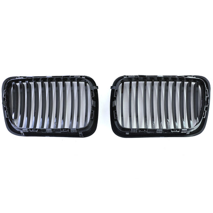 Aftermarket Gloss Black Performance Electric Grille Compatible with BMW 3 Series E36 96-99 