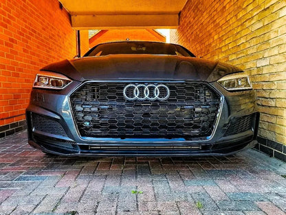 🤩Griglia anteriore a nido d'ape nera lucido addate per Audi RS5 StyleA5 S5 B9🤩