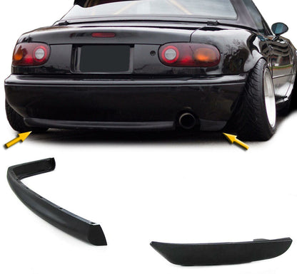 R Style Rear Spoiler Lip Diffuser Bumper Bottom For Mazda MX5 NA 89-