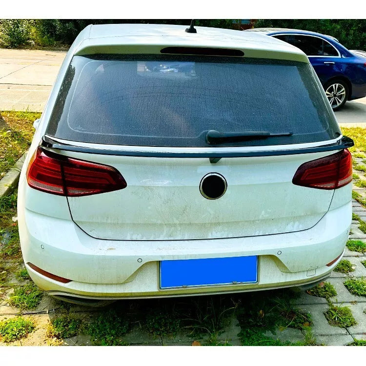 😎Kit spoiler posteriore nero lucido adatto per VW Golf MK7 GTD GTI R TS😎
