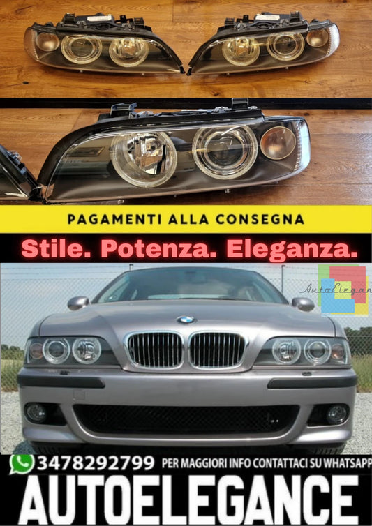 ART.2217 🔥FARI ANTERIORI ADATTO PER BMW SERIE 5 E39 1995-2003 XENON D2S H7🔥