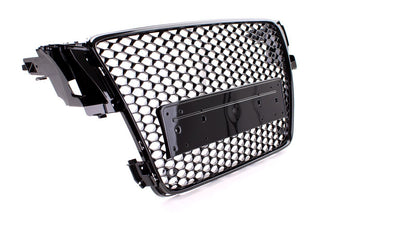 Radiator Grille Sport Grill Gloss Black for Audi A5 8T 07-11