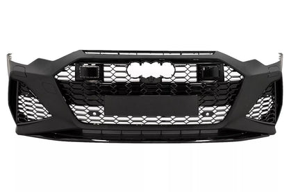 🤩Paraurti anteriore per Audi A6 C8 4K 2018+ RS6 Look Griglia Nero lucido🤩