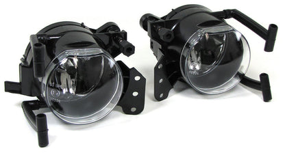 Clear Chrome Glass Fog Light Set for BMW 5 Series E60 E61 