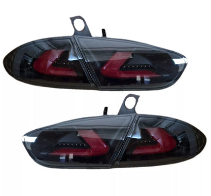 FANALI POSTERIORI LED PER SEAT LEON 1P1 1PA 09-12 NERI