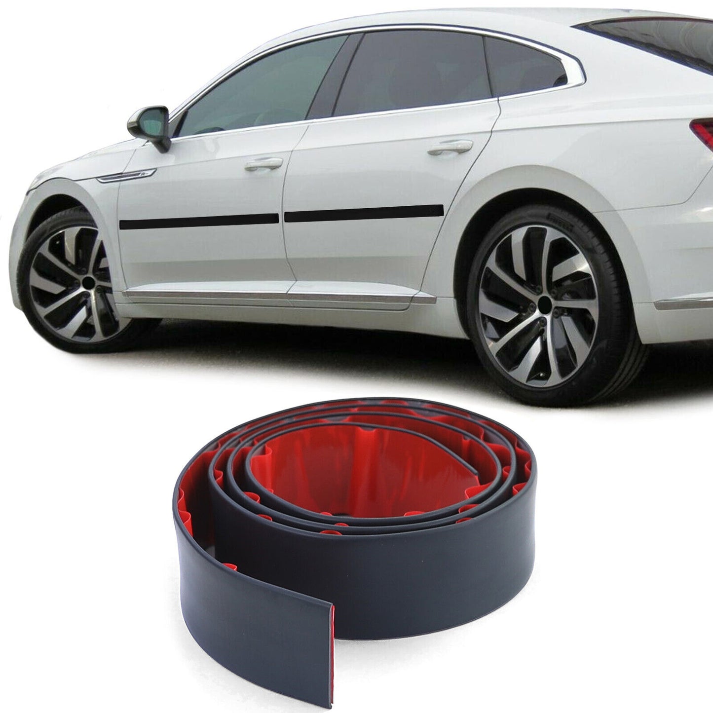 Universal gluing door body side protection strip