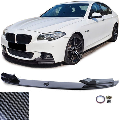 Labbro Spoiler Anteriore Performance Carbon Look adatto per BMW Serie 5 F10 F11 10-17