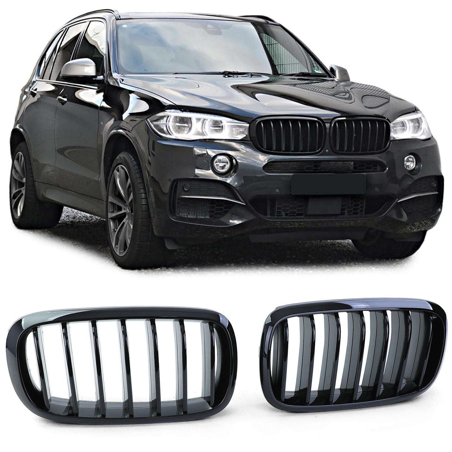 Griglia Elettrica Performance Nero Lucido aftermarket compatibile con BMW X5 F15 X6 F16 13-19
