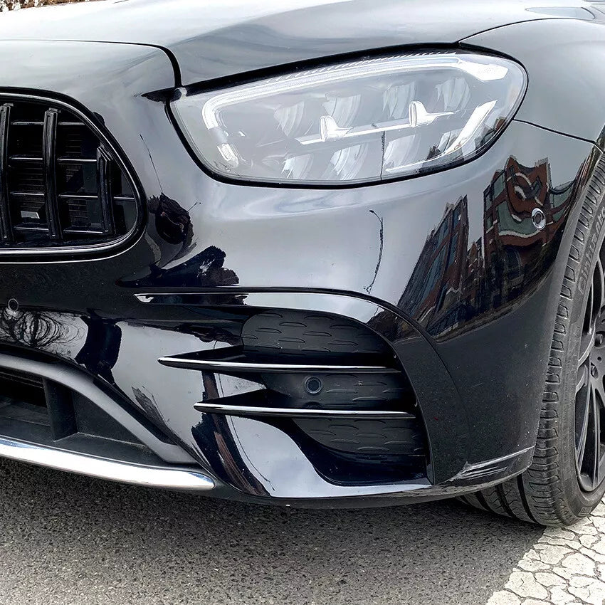 AERO FLAPS + PINS ADATTO PER MERCEDES W213 C238 CLASSE E AMG LINE (FACELIFT)