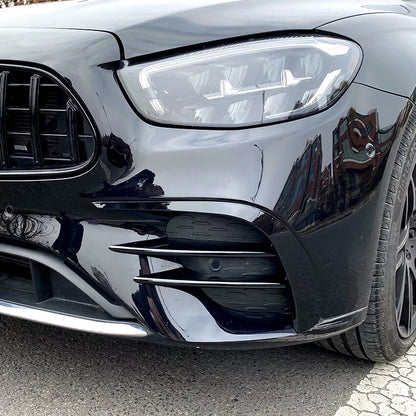 AERO FLAPS + PINS ADATTO PER MERCEDES W213 C238 CLASSE E AMG LINE (FACELIFT)