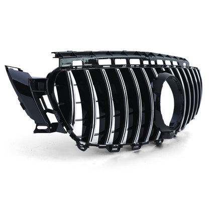 Paraurti sportivo con griglia del radiatore nero cromato per Mercedes Classe E W213 16-20