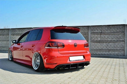 💯Spoiler tetto Add On Ala per VW Golf 6 GTI R MK6 Hatchback 08-12 Nero lucido💯