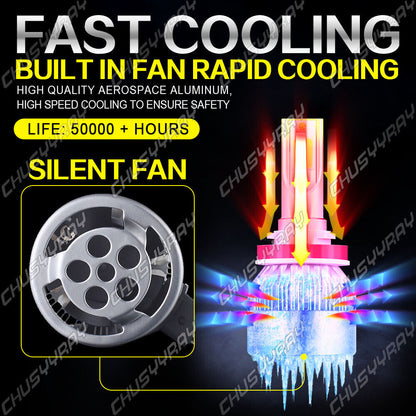 Per Toyota Highlander 2015-2019 6x LED Fari Fendinebbia Lampadine Combo Kit 6000