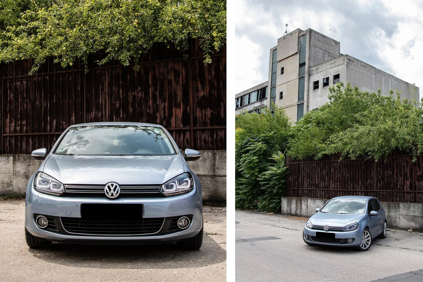 😍Fari per VW Golf 6 VI 08-13 3D DRL U-Golf 7 Look LED che scorre luce di marc😍