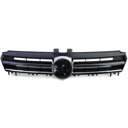 Griglia del radiatore sportiva nera lucida con modanatura cromata per VW Golf 7