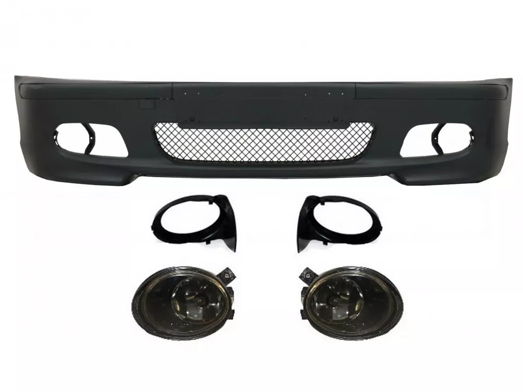 🔥Paraurti anteriore per BMW E46 1998-2004 M-Technik M-Sport Look Fumo Fendine🔥