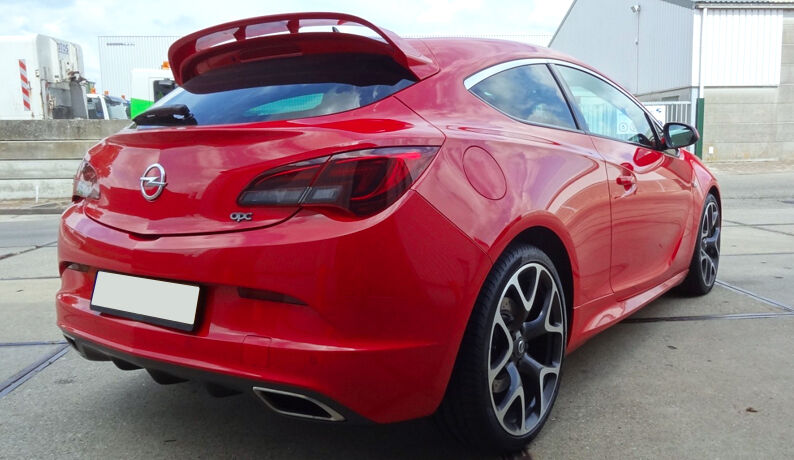 SPOILER ADATTO PER VAUXHALL ASTRA J GTC STILE BIPIANO