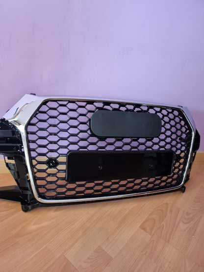 ART. 0524 GRIGLIA AUDI Q3 8U 2016-2019 LOOK RSQ3 BORDO CROMATO