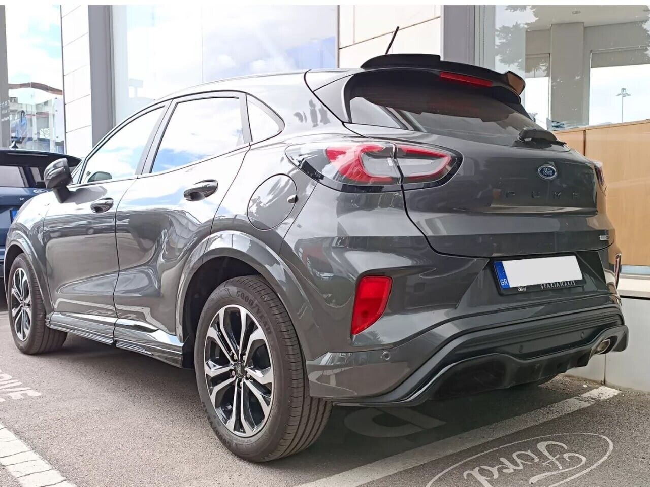 DIFFUSER SUITABLE FOR FORD PUMA ST-LINE 2019+ GLOSSY BLACK LOOK