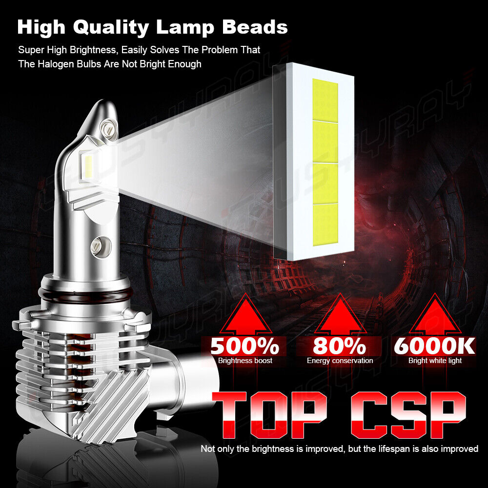 Kit fari a LED H11 9005 HB3 Bulds per Toyota Prius 2015-2012 Hi/Lo Beam 4PC