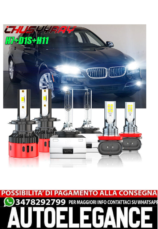 kit lampadine led adatto per BMW 535I 2008-2016 535XI 2008