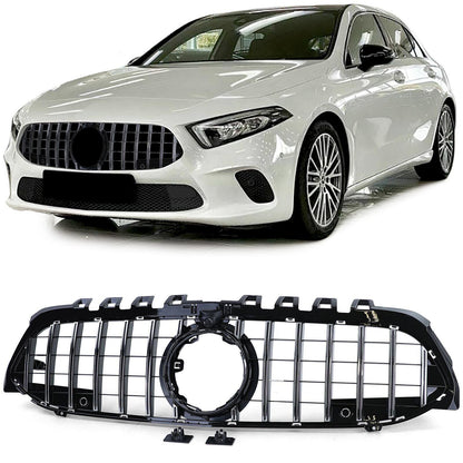 ART. 0067 GRIGLIA MERCEDES CLASSE A W177 CLASSE B W247 AMG LOOK GT CROMATA