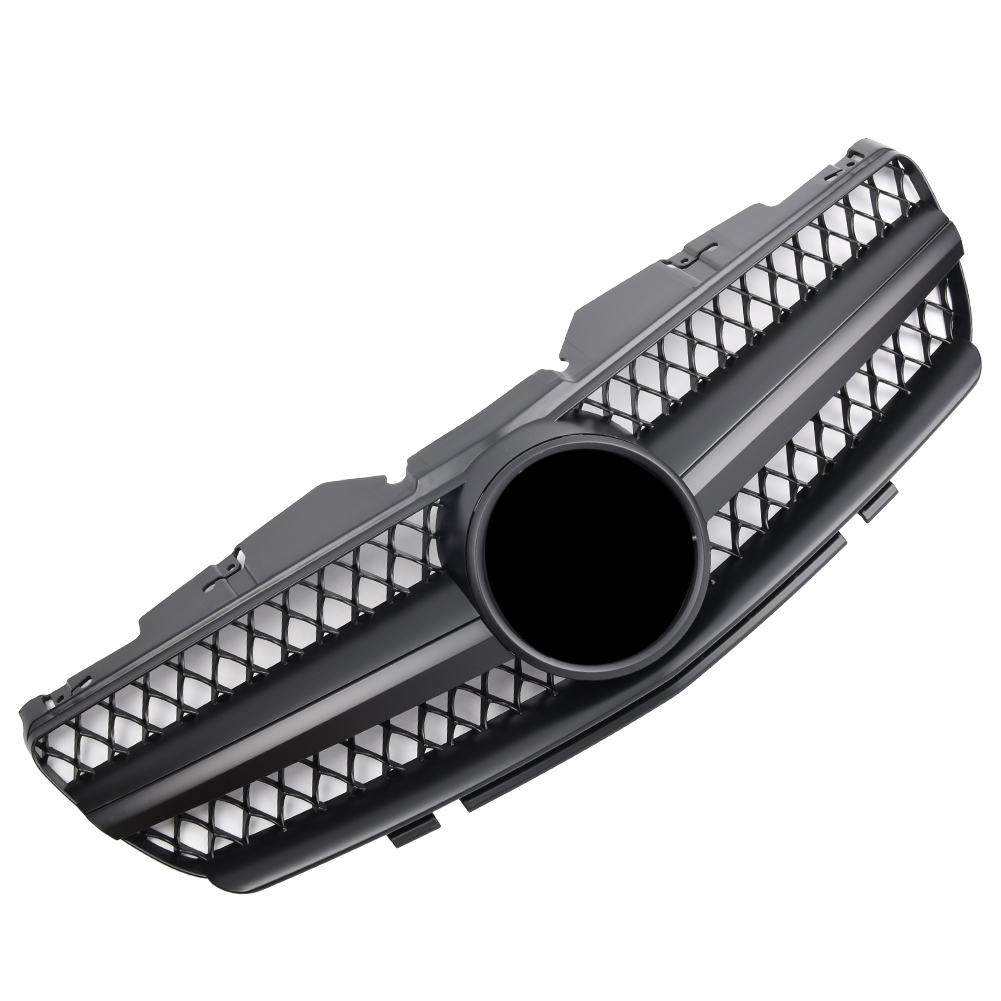 Griglia sportiva per Mercedes R230 SL 2001-2006 nero opaco AMG LOOK