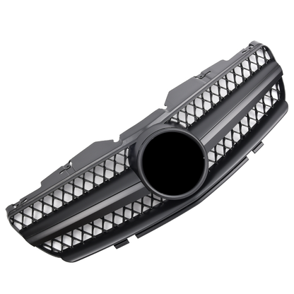 Griglia sportiva per Mercedes R230 SL 2001-2006 nero opaco AMG LOOK