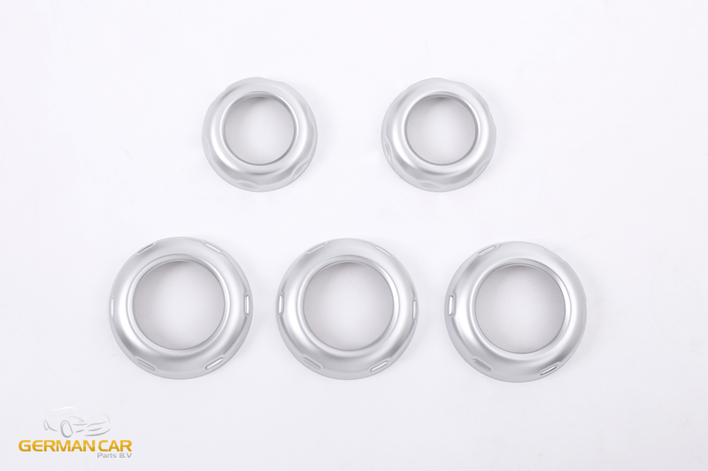 For Land Rover Discovery 4 L319 Chrome Frame Navigation Rings and Rad Buttons 