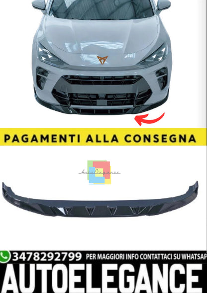 💫Splitter Anteriore per CUPRA Terramar (2024+) – Nero Lucido💫
