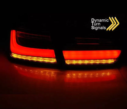 Luci posteriori LED nere per BMW F30 luci posteriori frecce di marcia