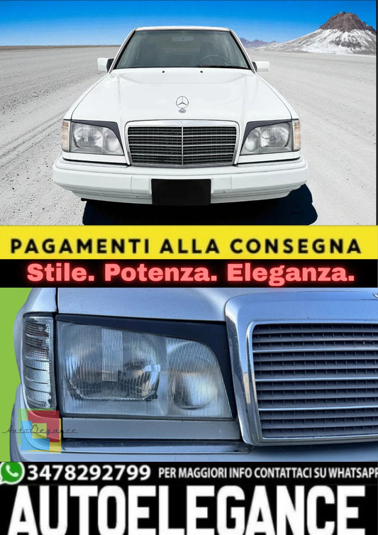 💫Mascherine Fari / Eyebrows Look Malocchio in ABS per Mercedes W124 💫