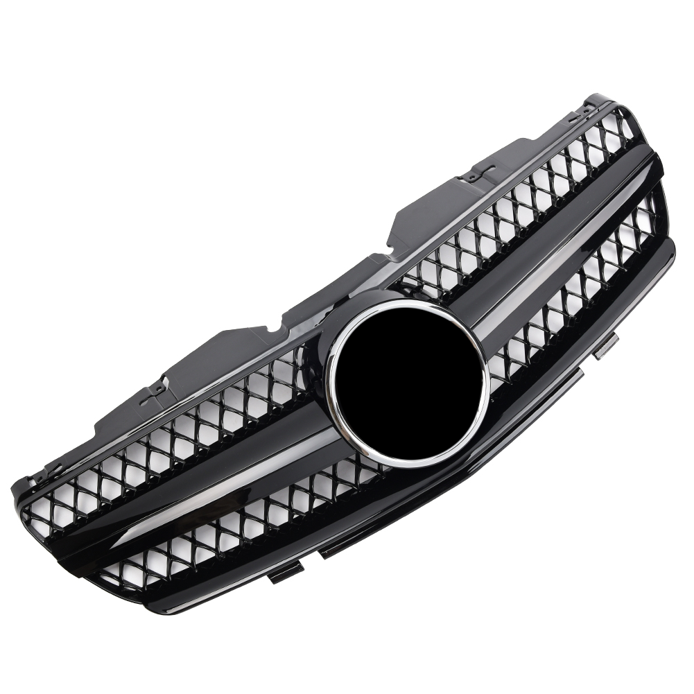 Griglia sportiva per Mercedes R230 SL 2001-2006 nero lucido AMG LOOK