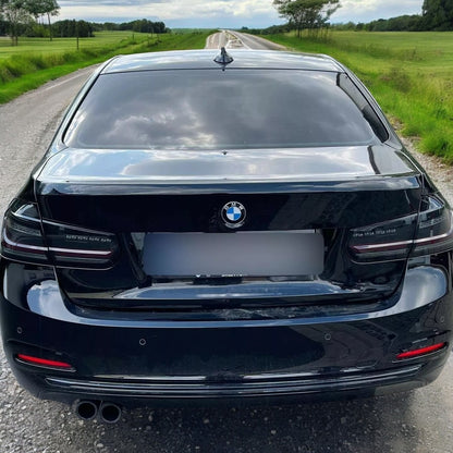 Luci posteriori LED nere per BMW F30 luci posteriori frecce di marcia