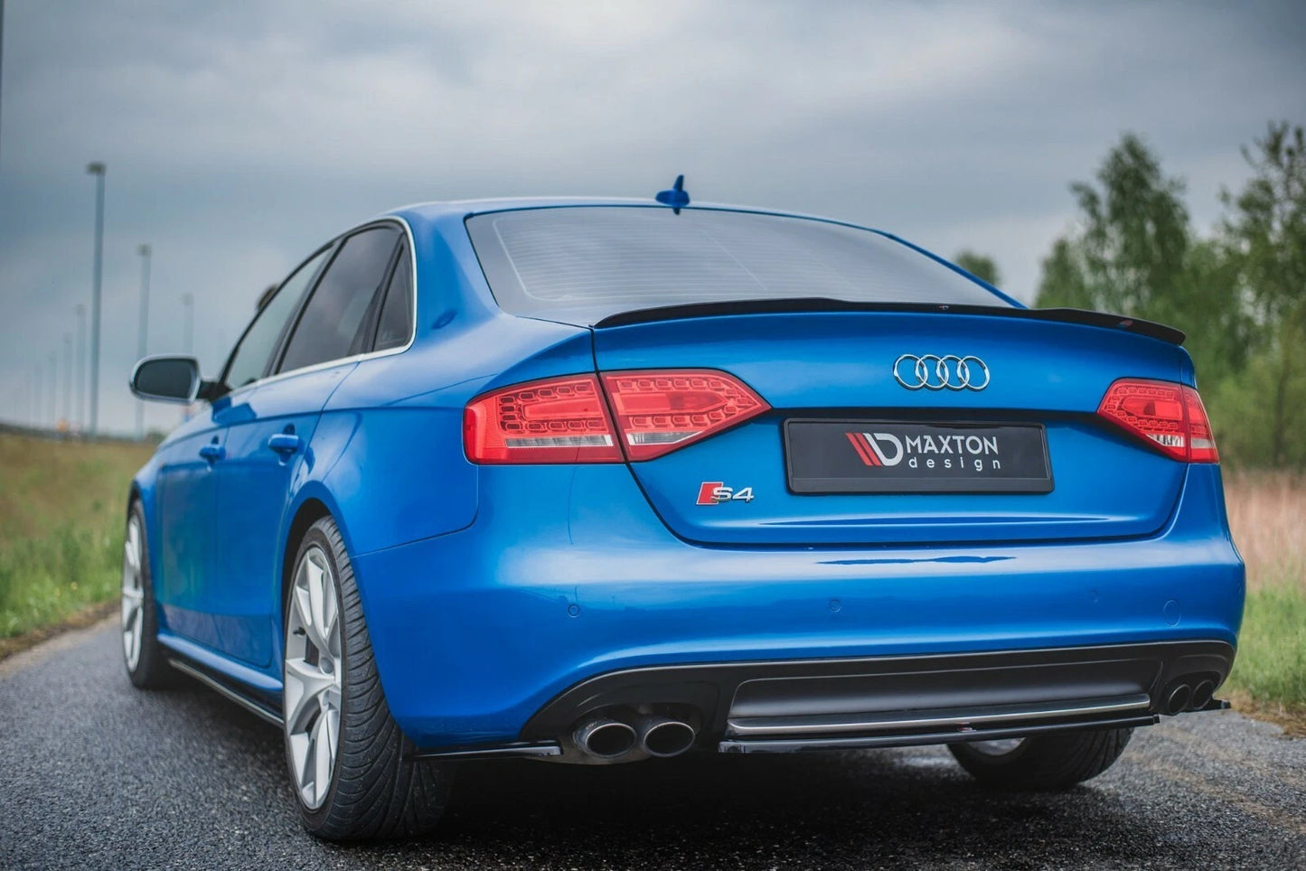 💕 Spoiler adatto per    Audi A4 / A4 S-Line B8 / B8 FL Berlina  nero lucido 💕