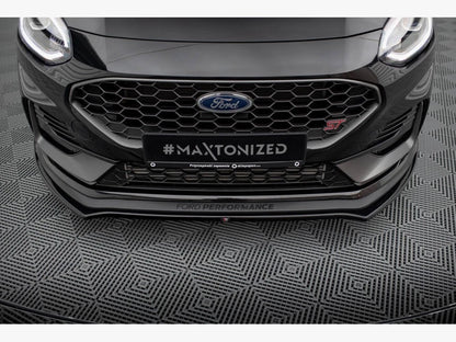 💕Splitter  adatto per Ford Fiesta ST MK8.5 nero lucido ABS💕